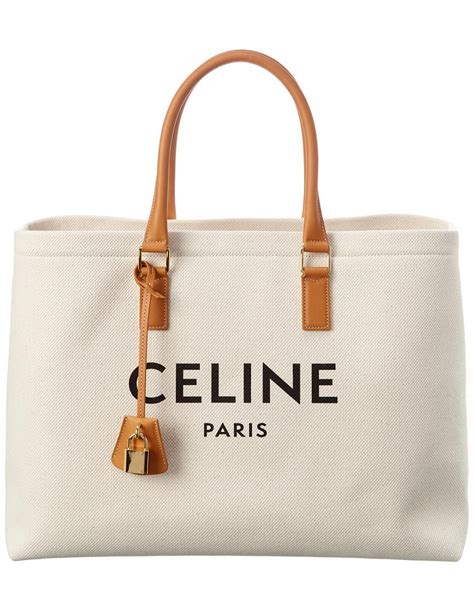 celine canvas tote used|celine horizontal cabas tote.